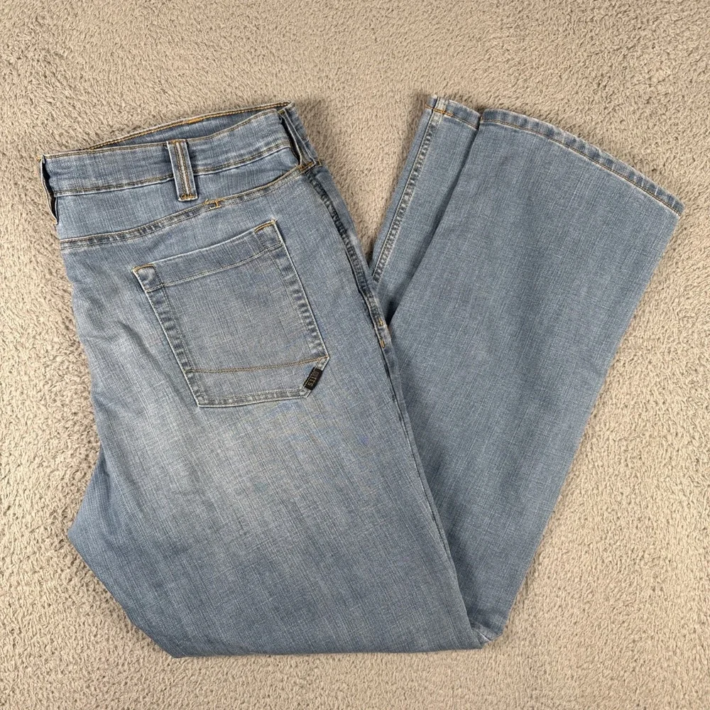 5.11 Tactical Jeans Mens 42X34 Defender Flex Duty Straight Work Blue Denim